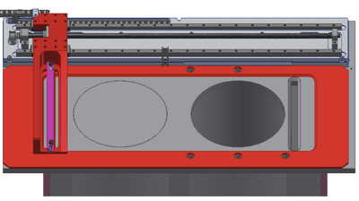 Recoater Axis for 3D Metal Printer