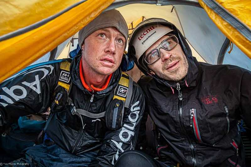 Andrew & Dennis contemplating the Storm